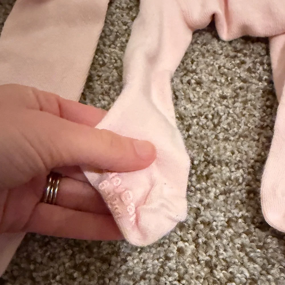 Bundle of baby pink Baby Gap tights